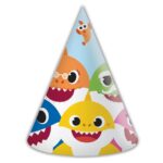 Καπελάκια πάρτυ Baby Shark (6 τεμ)
