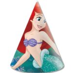 Καπελάκια πάρτυ Γοργόνα Άριελ (6 τεμ)