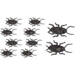 Καφέ πλαστικές Κατσαρίδες (10 τεμ)