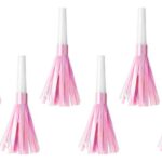 Καραμούζες πάρτυ ροζ (6 τεμ)