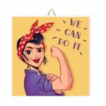 Καδράκι Girl Power - We can do it