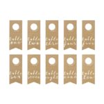 Καρτελάκι Αρίθμησης Τραπεζιών για Μπουκάλια (10 τεμ)