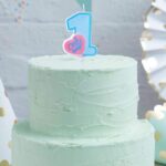 Κεράκι γενεθλίων "1" Only One γαλάζιο