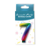 Κεράκι Rainbow Aριθμός 7