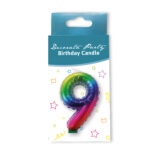 Κεράκι Rainbow Aριθμός 9