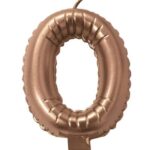 Κεράκι Rosegold Αριθμός 0