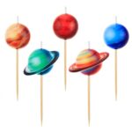 Κεράκια τούρτας Πλανήτες (5 τεμ)