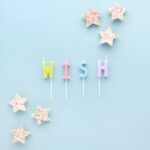 Κεράκια τούρτας 'Wish' (4 τεμ) - Image 3