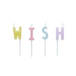 Κεράκια τούρτας 'Wish' (4 τεμ) - Image 4