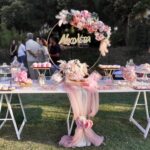 Κυκλική Μεταλλική Βάση για τραπέζι ευχών 70cm - Image 3