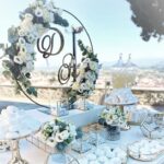 Κυκλική Μεταλλική Βάση για τραπέζι ευχών 70cm - Image 4