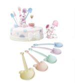 Κουταλάκι βεραμάν σε σχήμα αρκουδάκι (10 τεμ) - Image 2