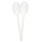Κουταλάκια Άσπρα Πολλαπλών Χρήσεων (10 τεμ)