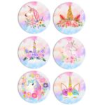 Ξύλινες Κονκάρδες Μονόκερος (6 τεμ) - Image 3