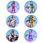 Ξύλινες Κονκάρδες Fortnite (6 τεμ)