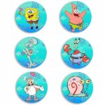 Κονκάρδες Μπόμπ Σφουγγαράκης (6 τεμ)