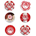 Κονκάρδες Ολυμπιακός (6 τεμ)