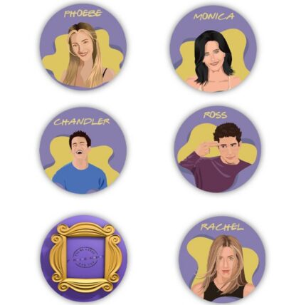 Κονκάρδες τα Φιλαράκια (6 τεμ)