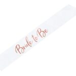 Κορδέλα Bride to Be Rosegold