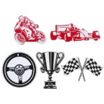 Ξύλινα διακοσμητικά Formula 1 (5 τεμ)