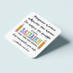 Ξύλινο Σουβέρ για Δασκάλα/Δάσκαλο - Σας ευχαριστώ για όλα