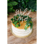 Ξύλινο topper τούρτας Wild One - Image 2