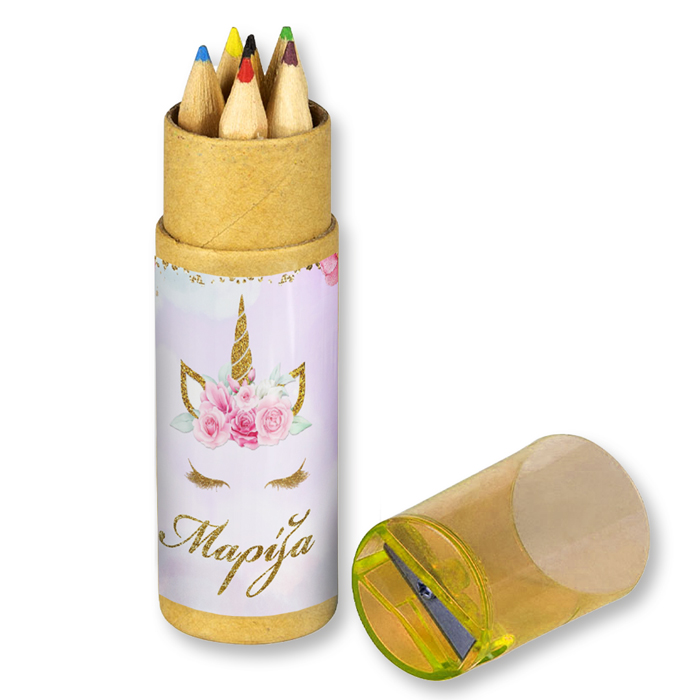 Ξυλομπογιές Μονόκερος Φλοράλ