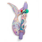 Λαμπάδα Γοργόνα Αρωματική με Ξύλινο Κάδρο