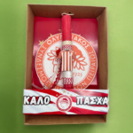 Λαμπάδα Ολυμπιακός με Ξύλινο Κάδρο - Image 2