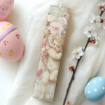 Λαμπάδα Ρομαντική Τυπωμένη