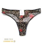 Μπουκέτο Βαλεντίνου με εσώρουχο και δωράκια Λεοπάρ - Image 2