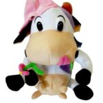 Λούτρινη Αγελαδίτσα με καπέλο σε 3 χρώματα