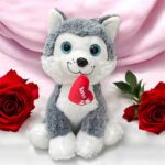 Λούτρινο Χάσκυ ''Love You'' 30cm - Image 2