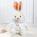 Λούτρινο Λαγουδάκι με Εκτύπωση - Για την Βαφτιστήρα