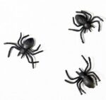 Μαύρες πλαστικές Αράχνες (10 τεμ)