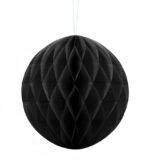 Μαύρη χάρτινη διακοσμητική μπάλα