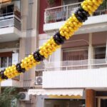 Μαύρο Foil Μπαλόνι 4πλο για γιρλάντα 40 cm - Image 3