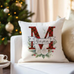 Μαξιλάρι Χριστουγέννων - "Μονόγραμμα" - Image 2