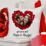 Μαξιλάρι Αγίου Βαλεντίνου με φωτογραφία - Image 2