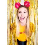 Μεταλλική Χρυσή Κουρτίνα Διακόσμησης - Image 2