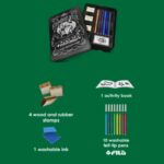 Μεταλλικό κουτί Mickey με είδη ζωγραφικής - Image 2