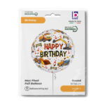 18" Μπαλόνι Construction Happy Birthday - Image 2