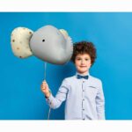 Μπαλόνι γαλάζιο Ελεφαντάκι 24" - Image 2