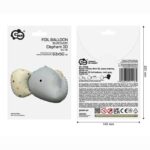 Μπαλόνι γαλάζιο Ελεφαντάκι 24" - Image 3