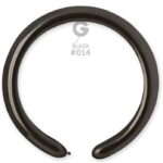 Μπαλόνι κατασκευής μακρόστενο 260 μαύρο (100 τεμ)