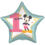 Μπαλόνι Mickey 1st Birthday 17"