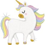 Μπαλόνι Μονόκερος Glitter/Pastel 122 εκ.