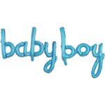 Μπαλόνι μπλε φράση 'baby boy'