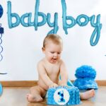 Μπαλόνι μπλε φράση 'baby boy' - Image 2