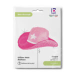 26" Μπαλόνι ροζ Καπέλο Cowgirl - Image 2